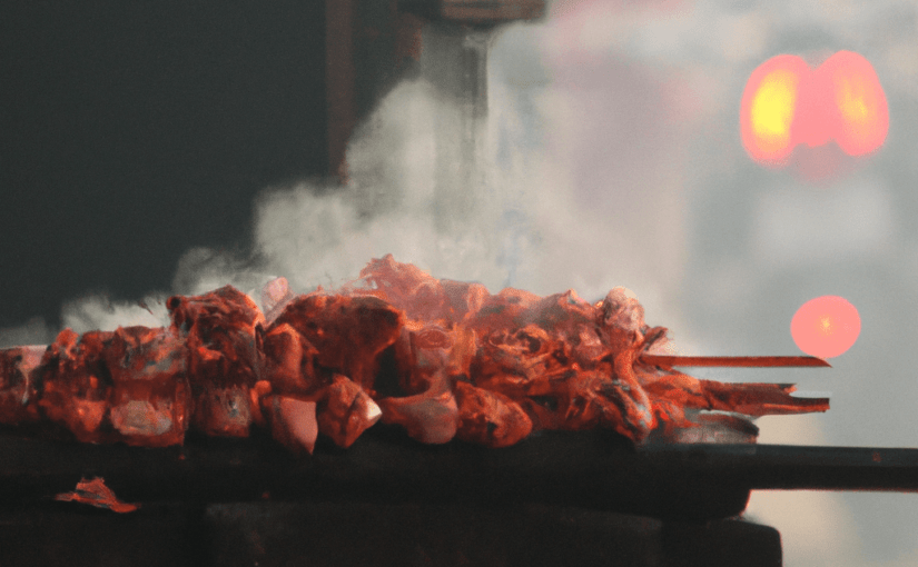 A representation of streetfood in Delhi
