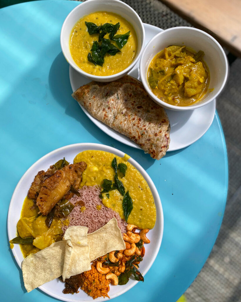 Sri Lankan Breakfast in Victoria Park, London