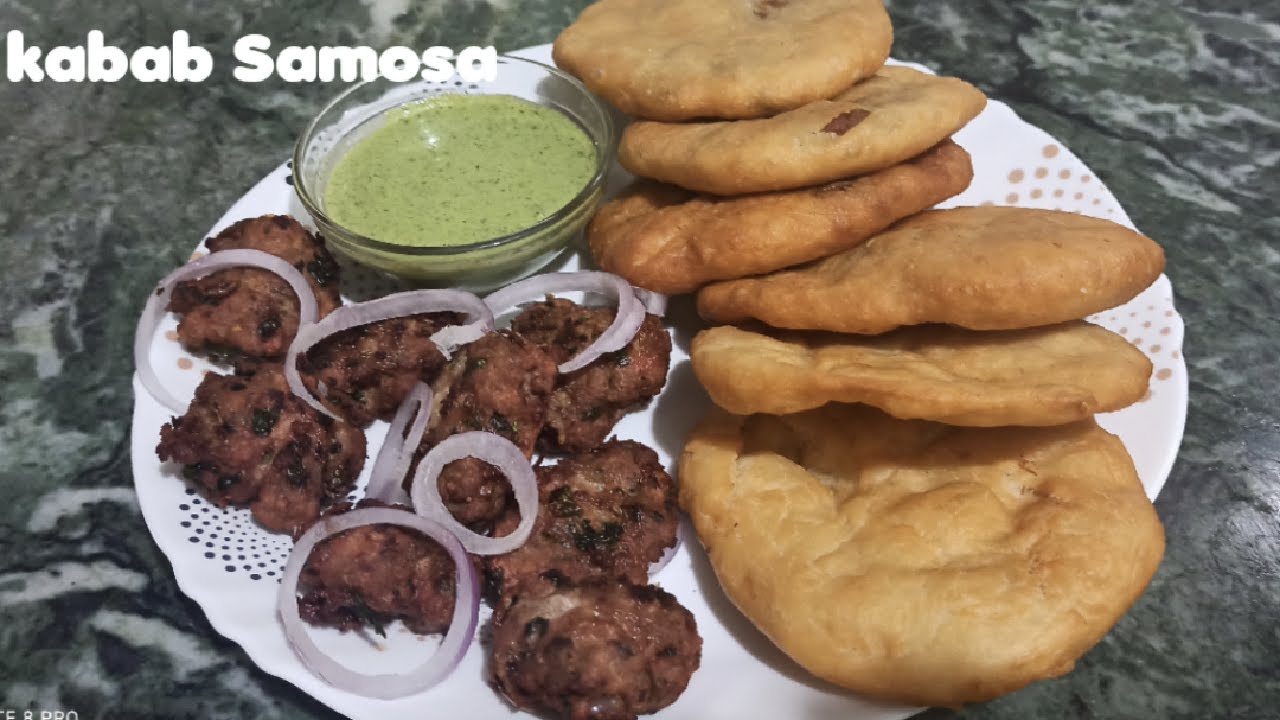 Kebab samosa at Kanpur