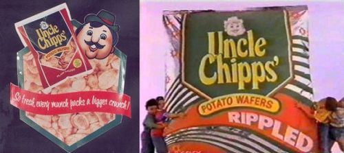 uncle chips ad - Food advertising