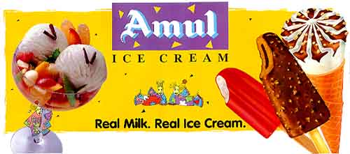 Food advertising - amul ice cream