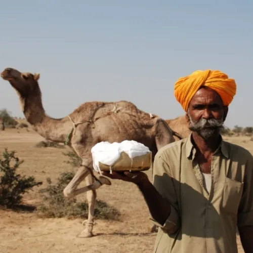 Camel milk, known as white gold